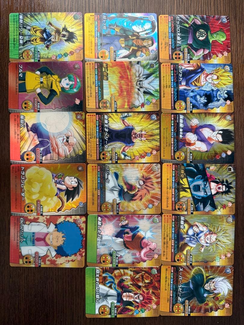 ドラゴンボール データカードダス爆裂インパクト　1弾〜6弾 烈レア〜龍レアまとめ