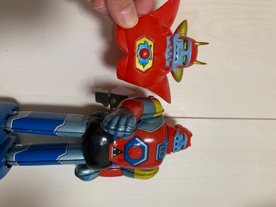 UFO戦士 ダイアポロン　ブリキ　頭部パーツ有　可動⭕️