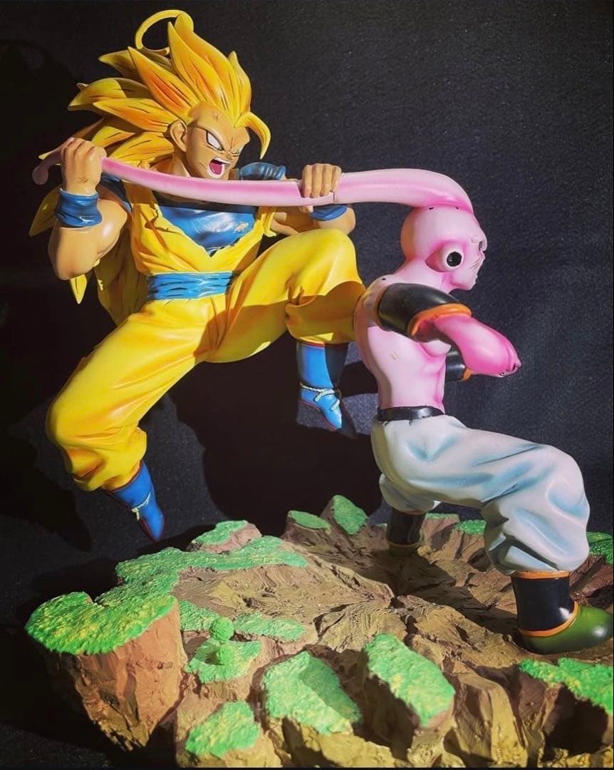 ドラゴンボール　フィギュア　ガレージキット　　悟空3VSブウ