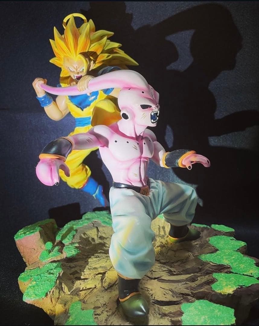 ドラゴンボール　フィギュア　ガレージキット　　悟空3VSブウ