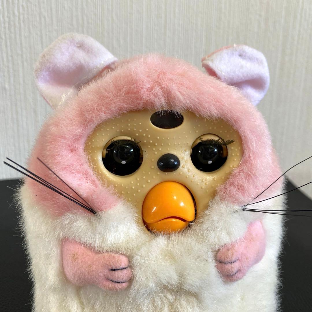 レア希少⭐️トンクリtonkuriファービーピンク白papara Furby昭和