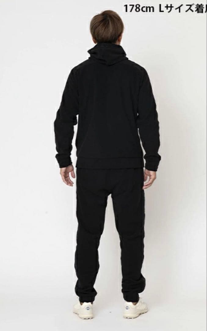 ATHLETA アスレタ ブラック スウェット ジャージ セットアップ 上下 S