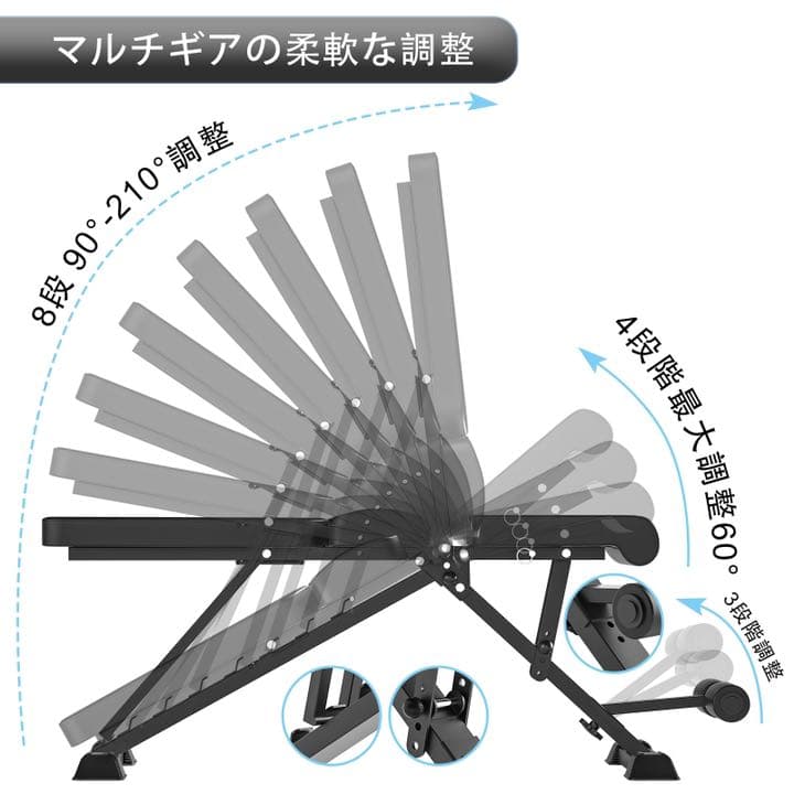 トレーニングベンチ 折りたたみ