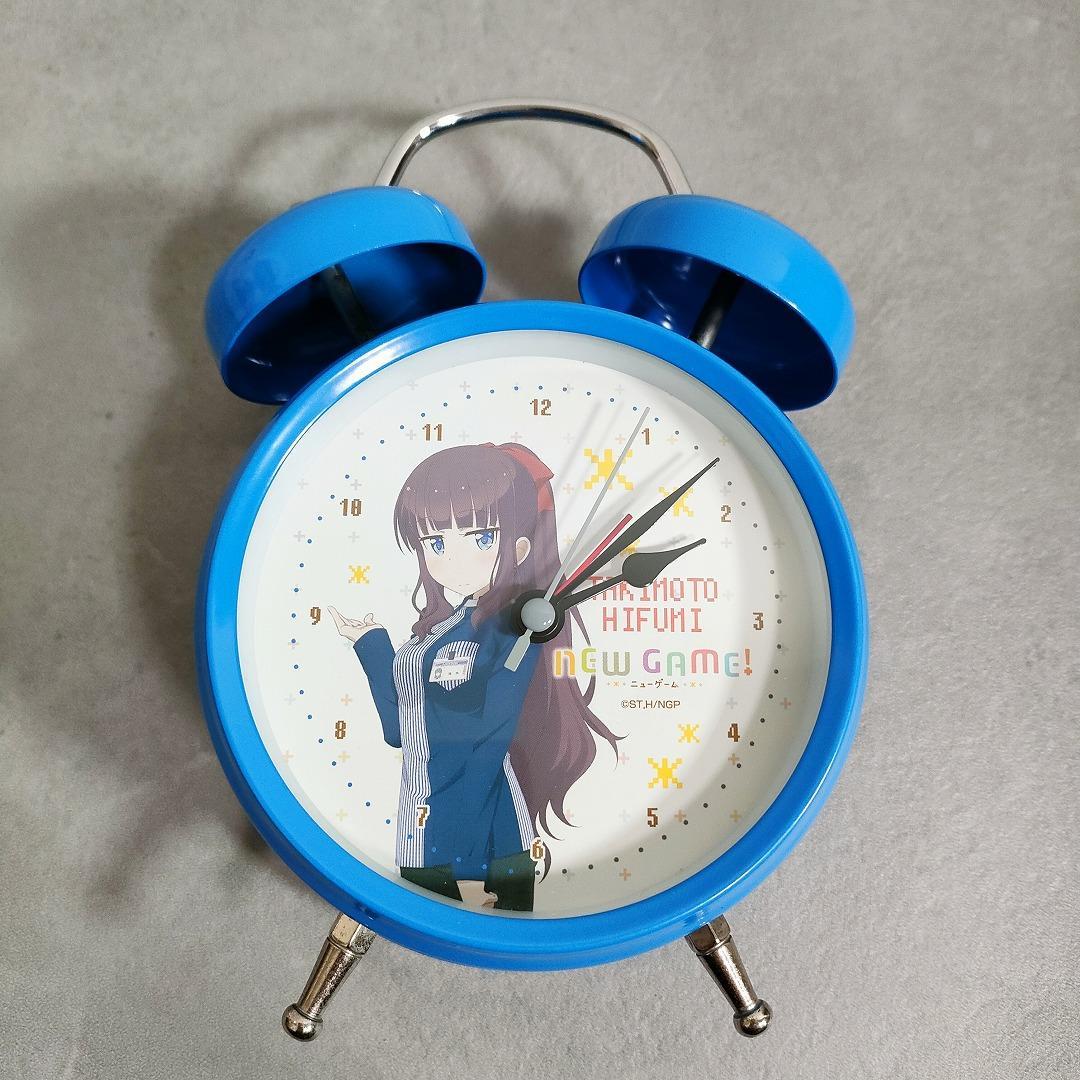 NEW GAME! 滝本ひふみ ボイス入り目覚まし時計 ローソン