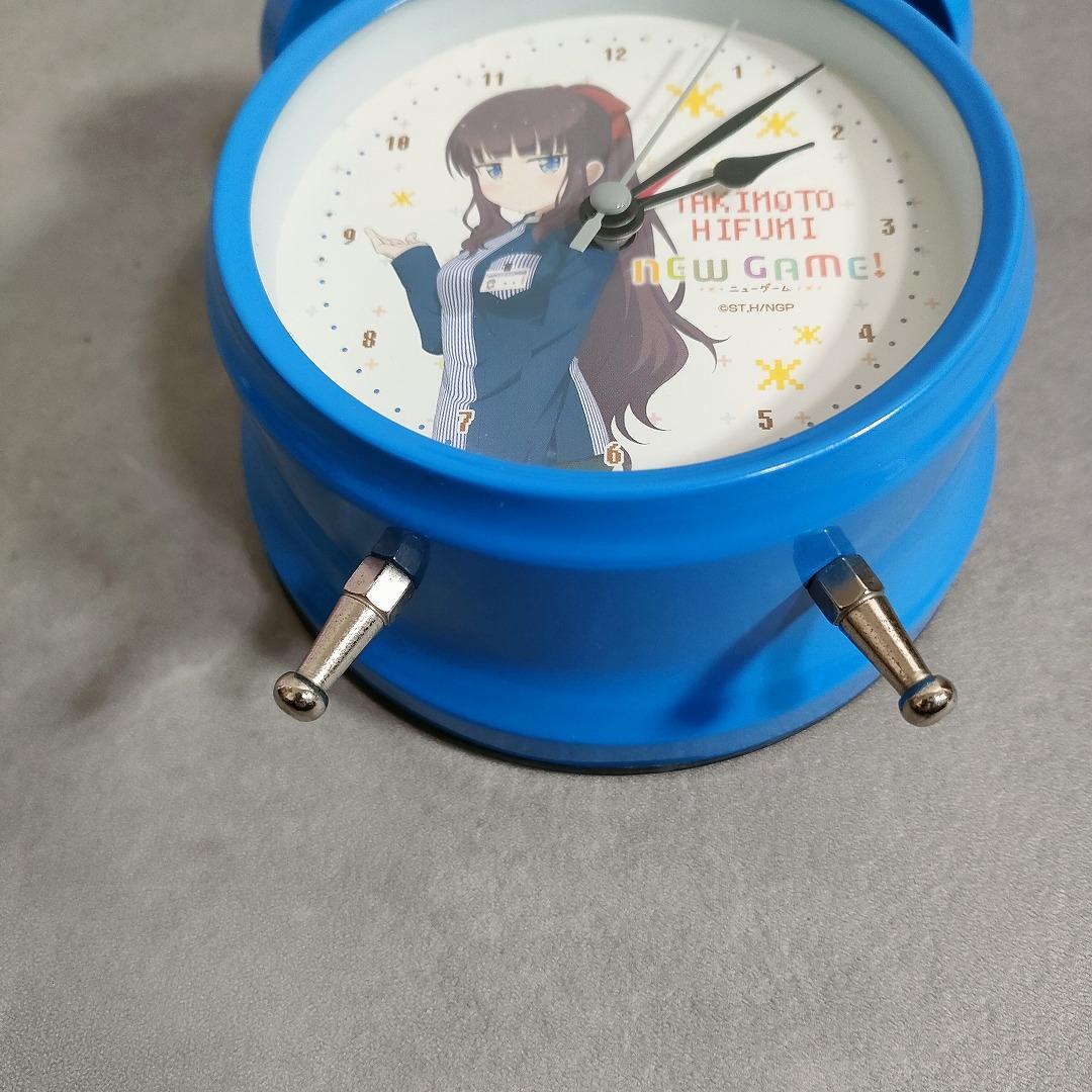 NEW GAME! 滝本ひふみ ボイス入り目覚まし時計 ローソン