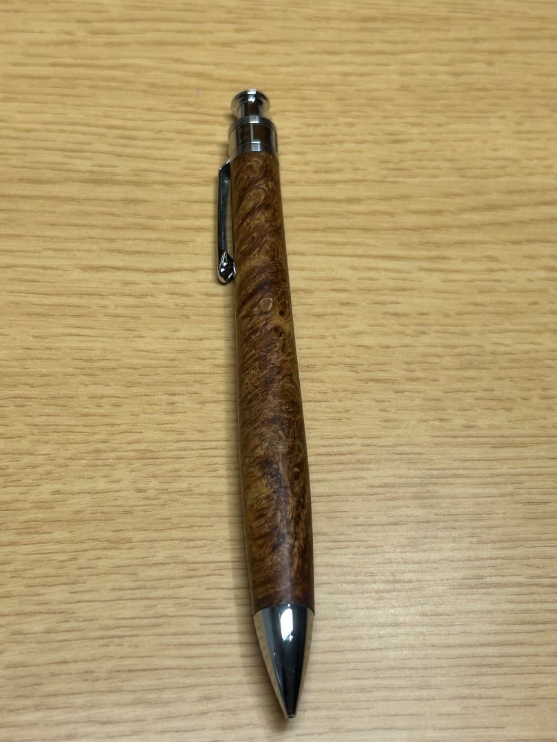 工房楔　アカシア　こぶ杢　瘤杢　シャープペンシル　木軸　0.5 希少