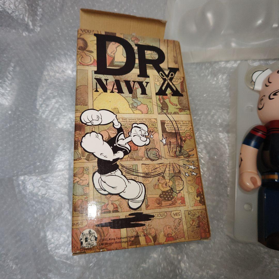 ベアブリック　ポパイ　400％　DRX　NAVY　BE@RBRICK