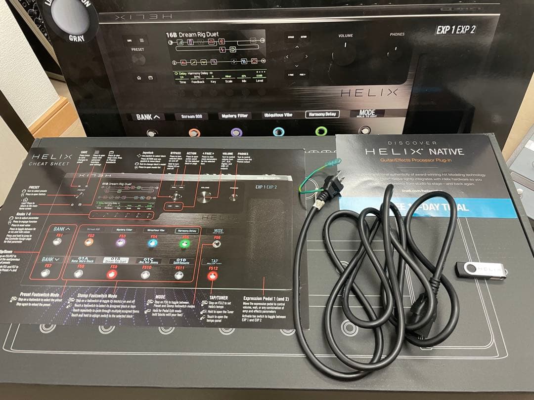 【美品】LINE6 Helix Floor Space Gray（限定色）