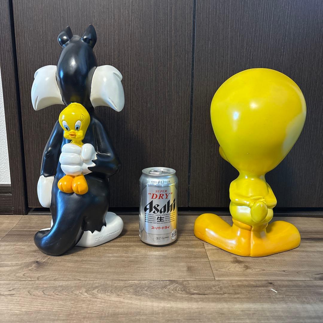 ルーニーテューンズ シルベスター トゥイーティー フィギュアセット30cm ２体