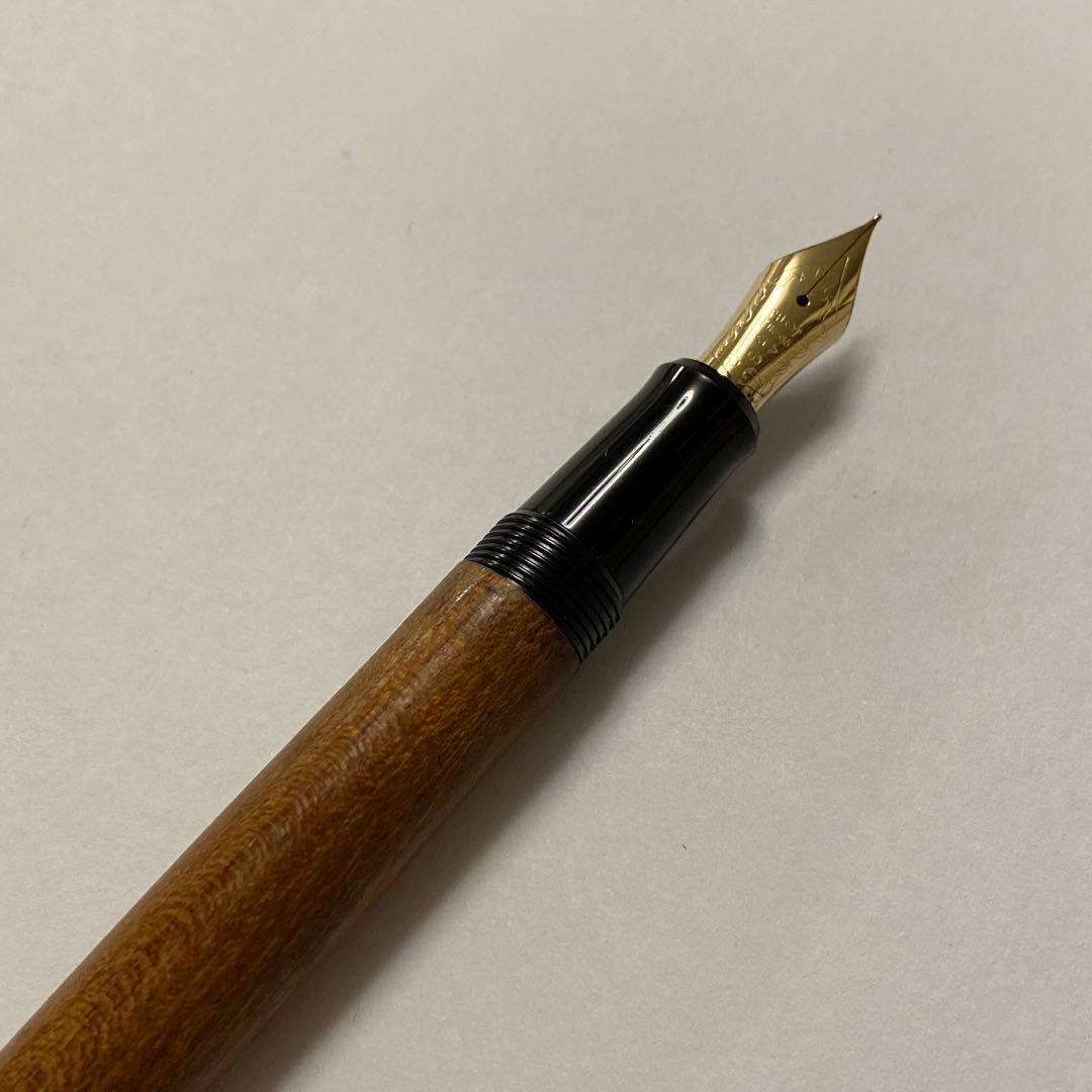 s*y様 パイロット　木製 万年筆 ブラウン　カスタム　ジャパン　14k