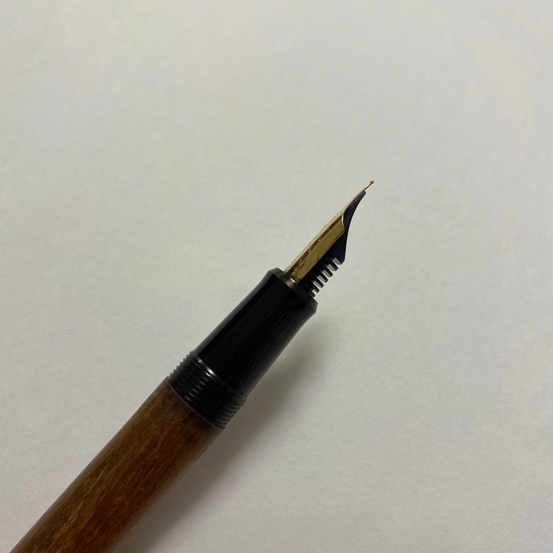 s*y様 パイロット　木製 万年筆 ブラウン　カスタム　ジャパン　14k