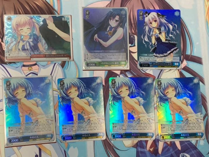 ヴァイスシュヴァルツ ダルセーニョ 風南島デッキ パーツ&光り物込み スリーブ付