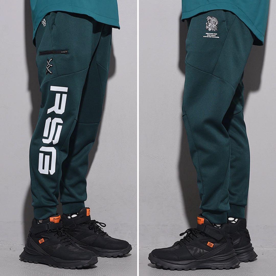 ラッセルノ ゴルフ RSG ロゴ ロング ジョガーパンツ フォレストグリーン 6