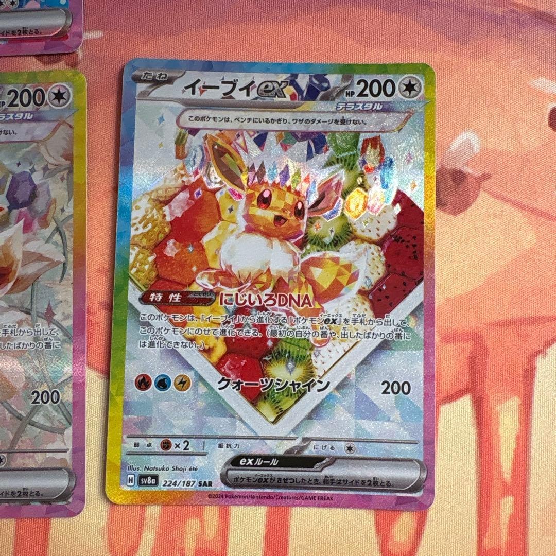 テラスタルフェス　ブイズ　10枚セット　sar ブラッキー