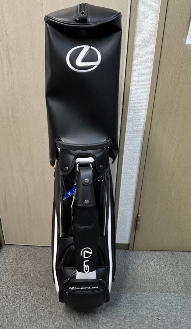 値下げ‼️新品⭐︎非売品 最新LEXUS キャディバッグ ブラック/ホワイト