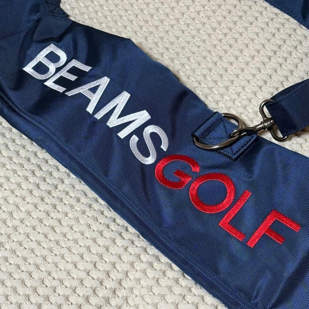 【最終値下げ】BEAMS GOLF ゴルフバッグ ネイビー 未使用品