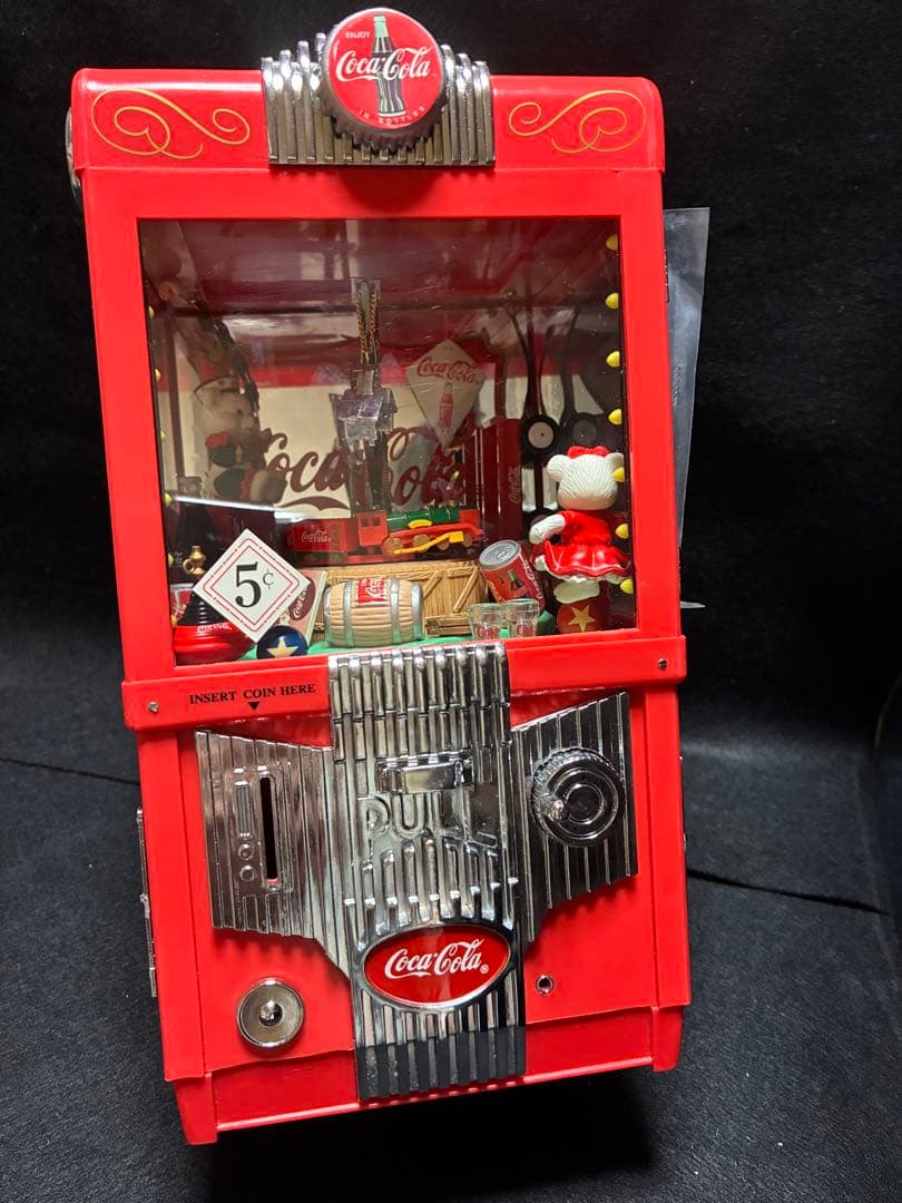 コカコーラ　バンク　クレーンゲーム　オルゴール　アメリカン雑貨