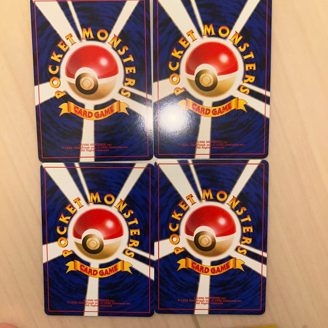 ポケモンカード 旧裏 わるいフーディン キレイハナ ワタッコ カスミのドククラゲ