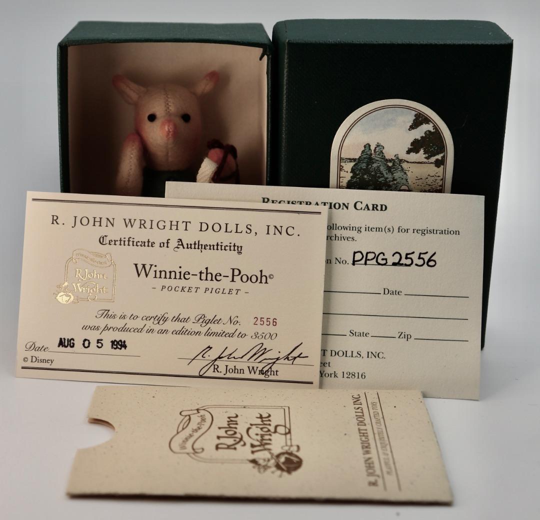 ポケット・ピグレット 7.5cm R. John Wright 1994年の作品