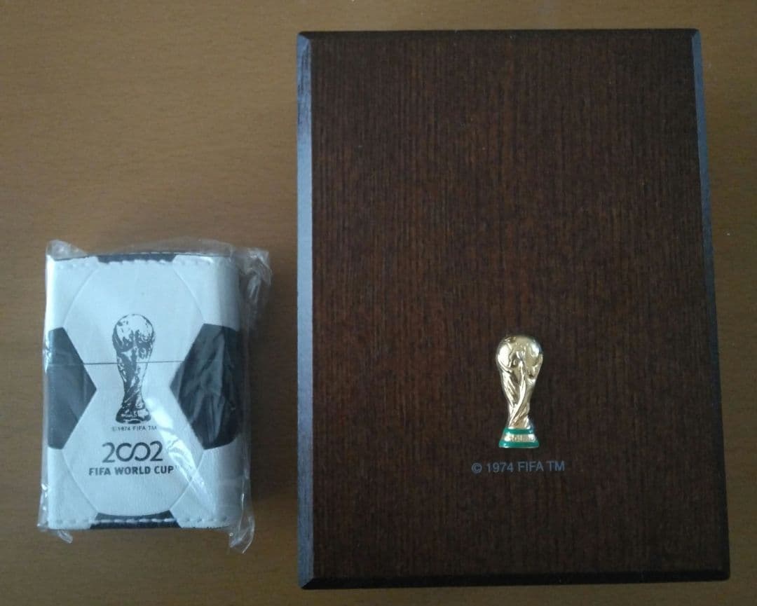 【貴重】2002日韓ワールドカップ記念ZIPPOジッポライター 本革 新品未使用