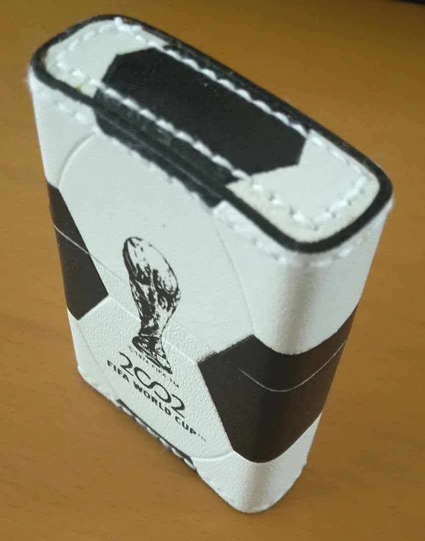 【貴重】2002日韓ワールドカップ記念ZIPPOジッポライター 本革 新品未使用