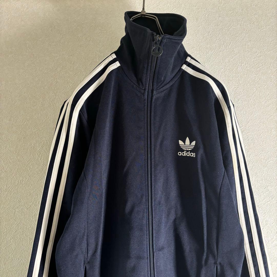 adidas トラックジャケット ジャージ ネイビー