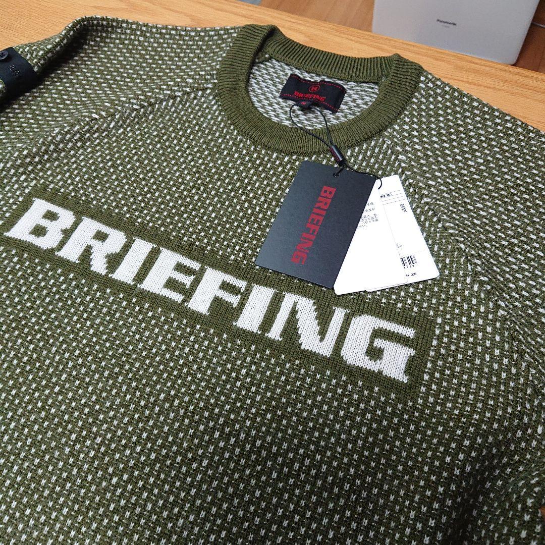 BRIEFING GOLF ブリーフィングゴルフ メンズウェア　セーターオリーブ