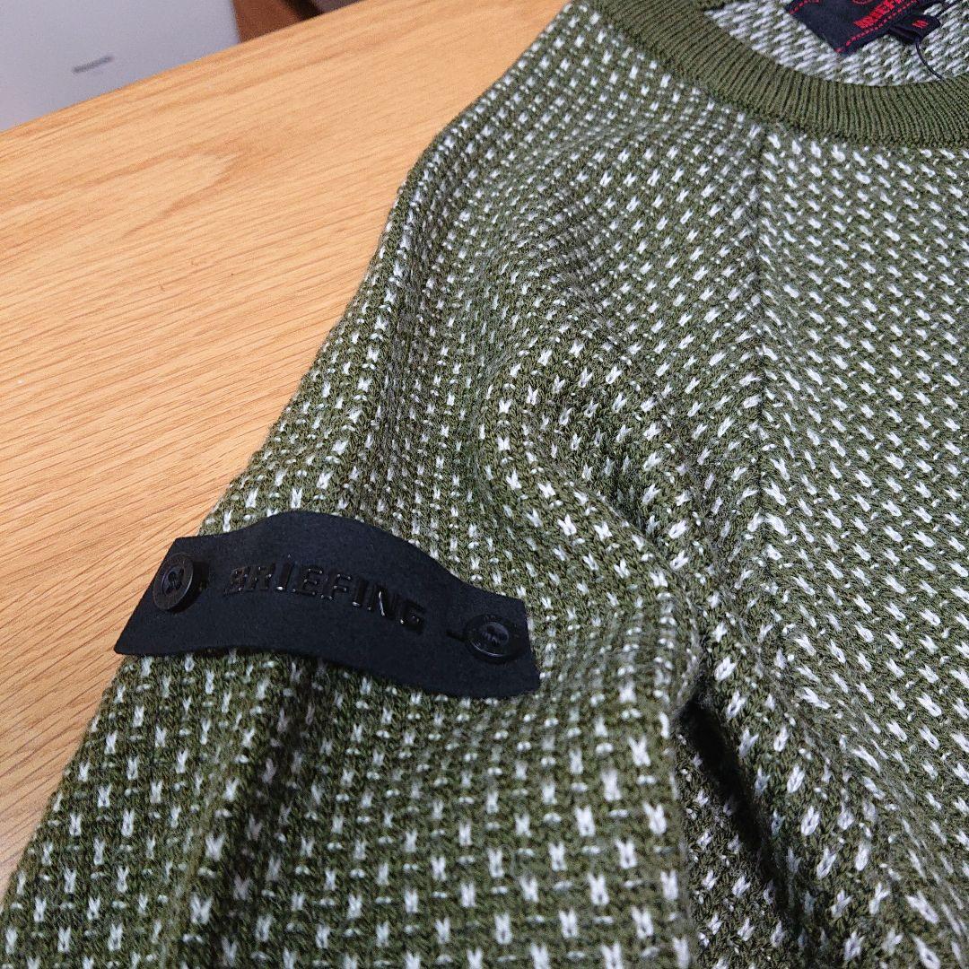 BRIEFING GOLF ブリーフィングゴルフ メンズウェア　セーターオリーブ