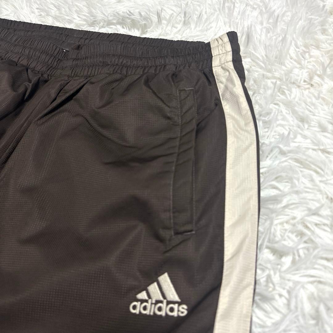希少 アディダス 00's スリーライン　ワイド　ジャージパンツ 大きいサイズ