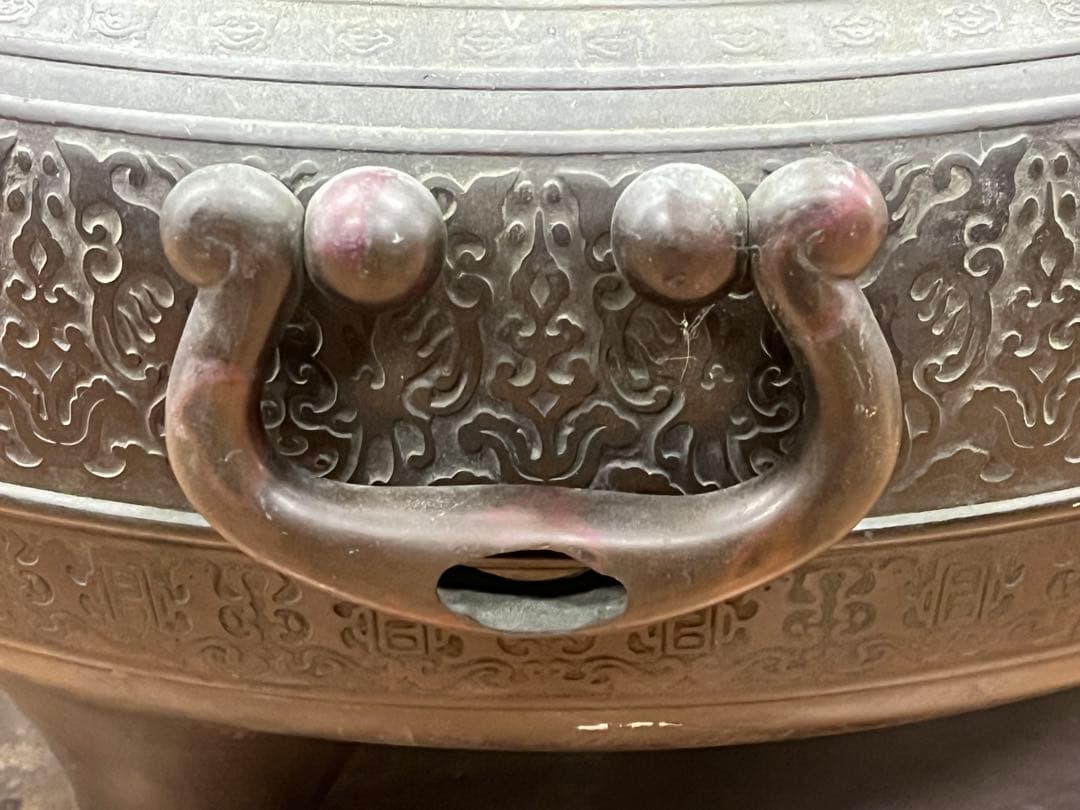 超大銅火鉢　￼直径52cm ￼￼送料込み