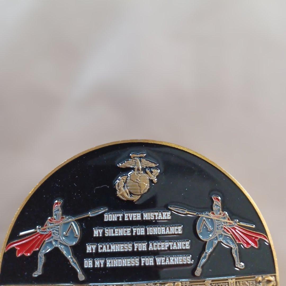 ✨送料無料　米軍USMC 海兵隊　チャレンジ？メダル