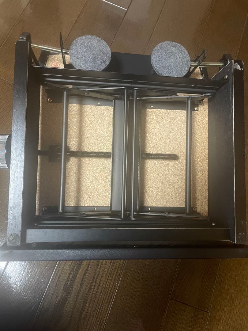 ピアノ　補助ペダル　甲南　KP-DX 黒　無段階ネジ式昇降　コンクール　発表会