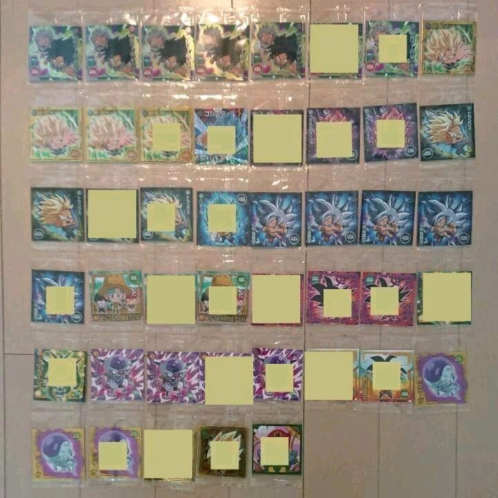 ②ドラゴンボール 超戦士シールウエハースZ 7弾～11弾 37枚