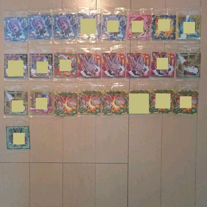 ②ドラゴンボール 超戦士シールウエハースZ 7弾～11弾 37枚