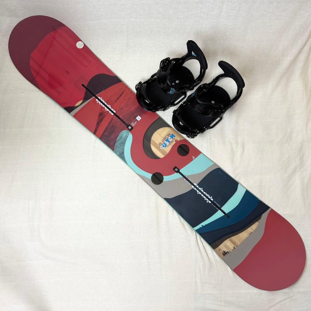 【値下げ】‼️Burton Custom FlyingV 156cmセット