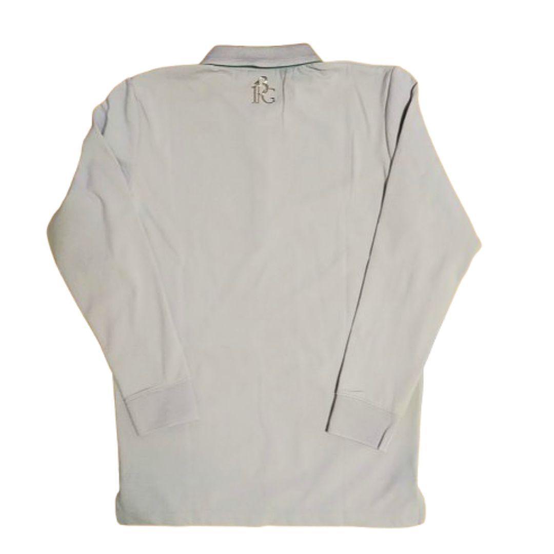 1PIU1UGUALE3 GOLF 長袖ポロシャツ グレー サイズM