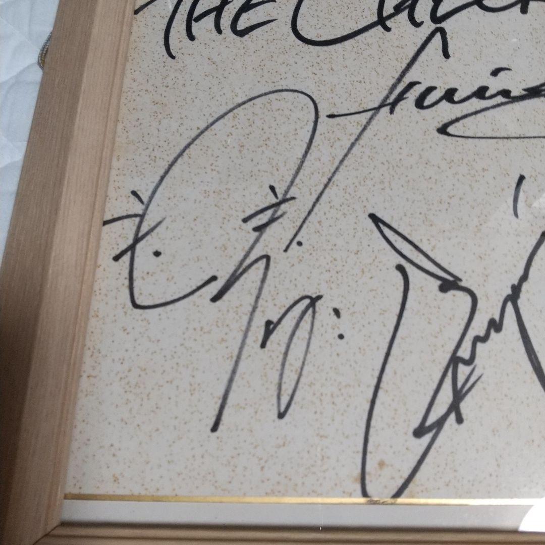 チェッカーズ　直筆サイン色紙