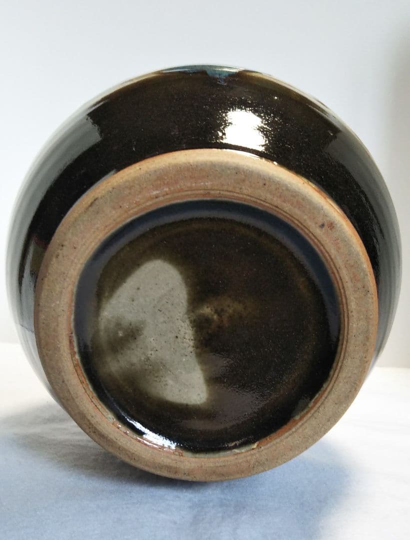 花瓶/骨董 益子焼 花瓶/花瓶/茶道具