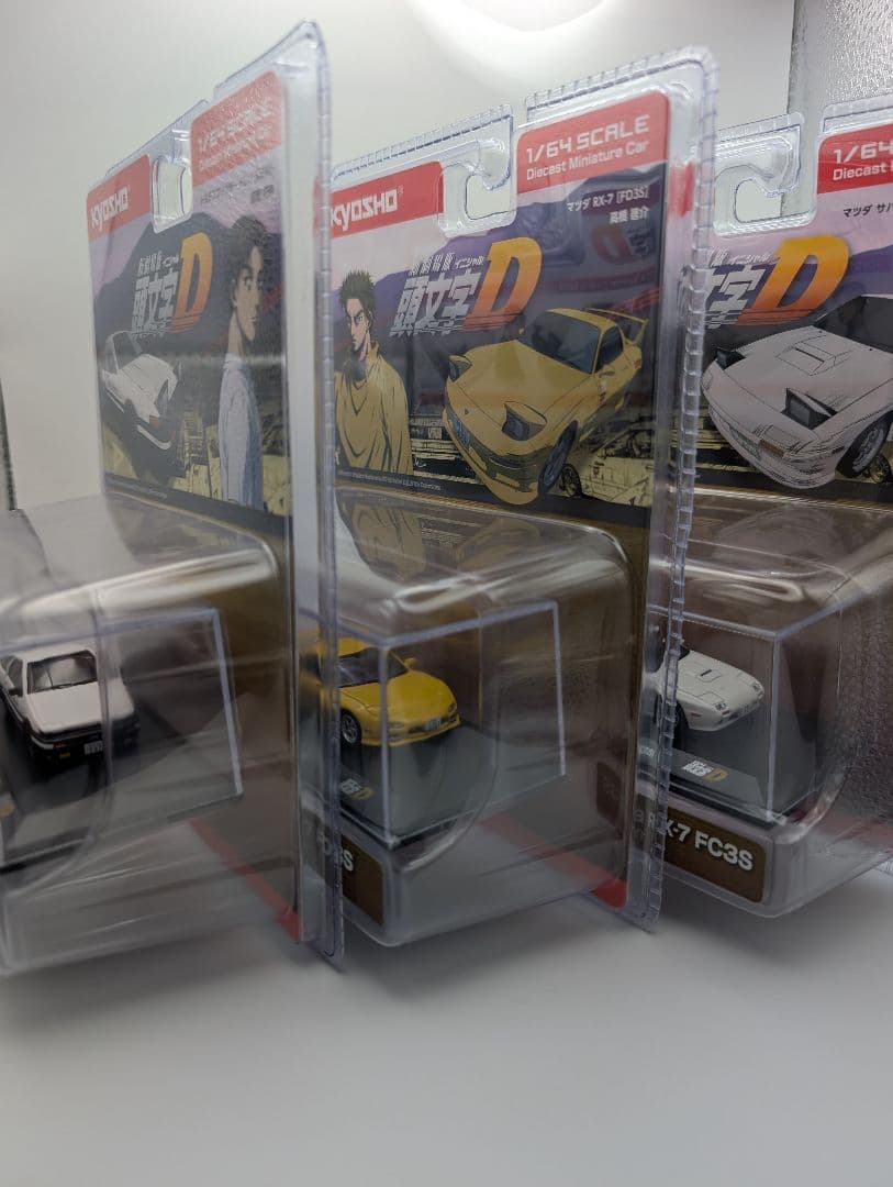 KYOSHOオリジナル 1/64 頭文字D 3台セット