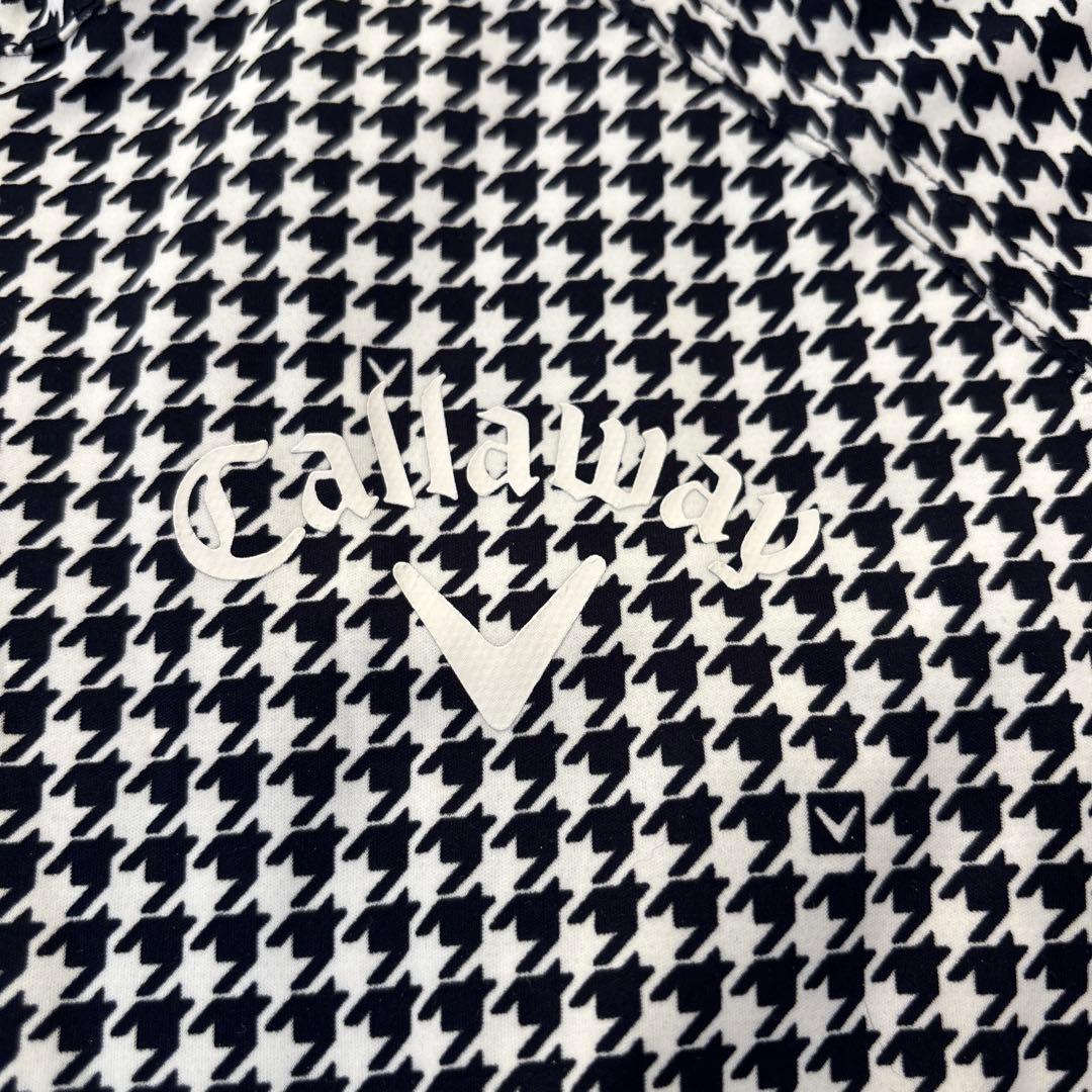 美品　キャロウェイ　レインコート　ジャケット　パンツ　千鳥格子　M ネイビー