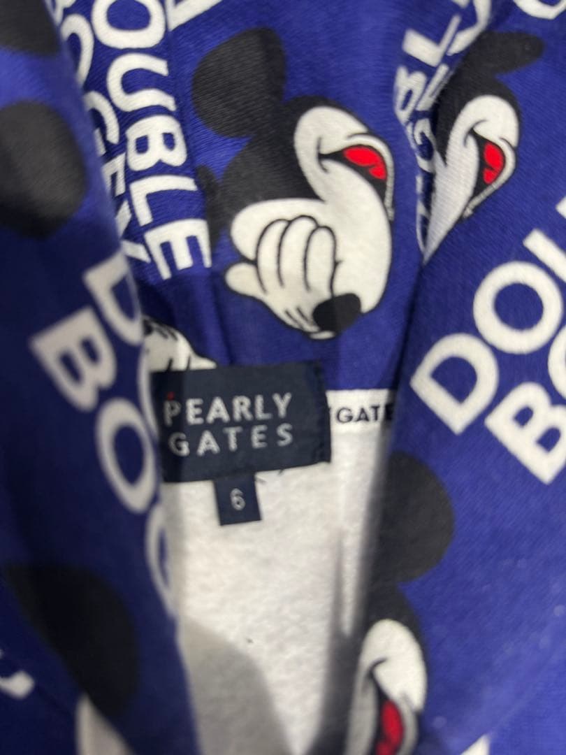 【PEARLY GATES】ミッキーマウス　上下セット　ネイビー