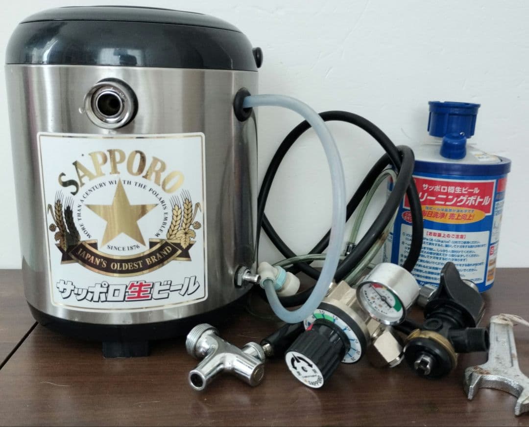 氷冷式ビールサーバー　サッポロ「よくお読みください」