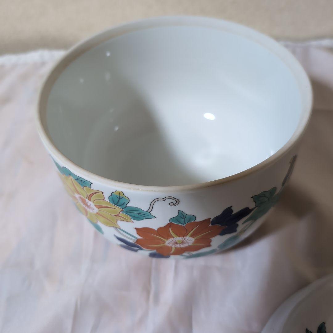 古伊万里蓋付き菓子鉢