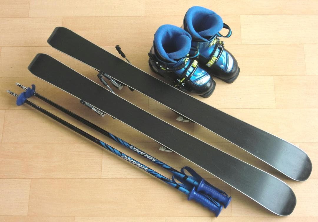 ■■送料無料■ATOMIC■子供用スキーフルセット■板90靴19■WAX済■■