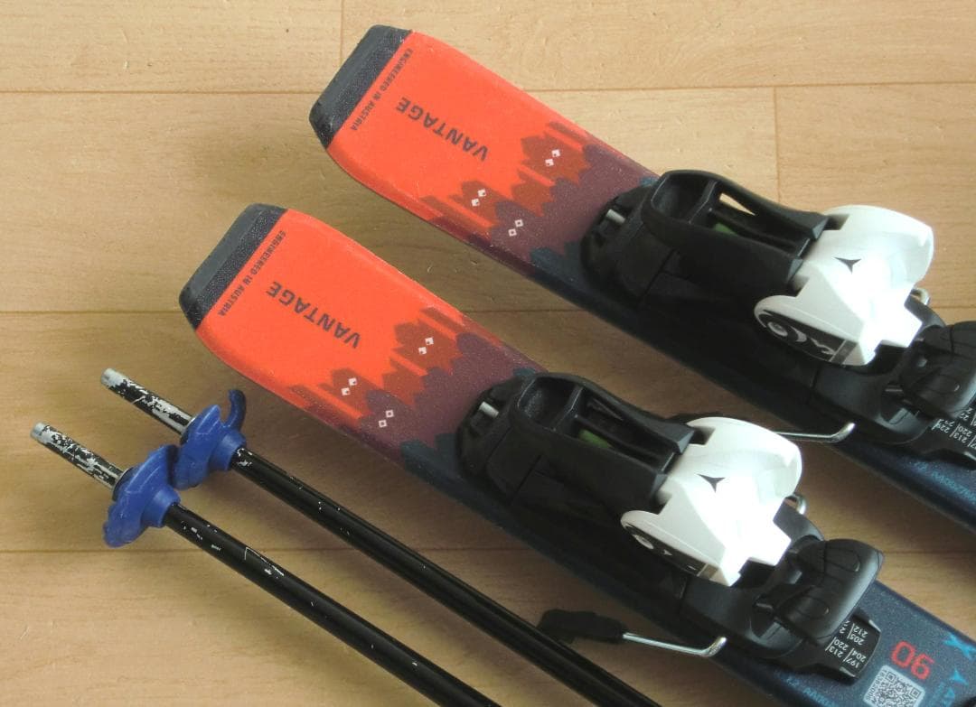 ■■送料無料■ATOMIC■子供用スキーフルセット■板90靴19■WAX済■■