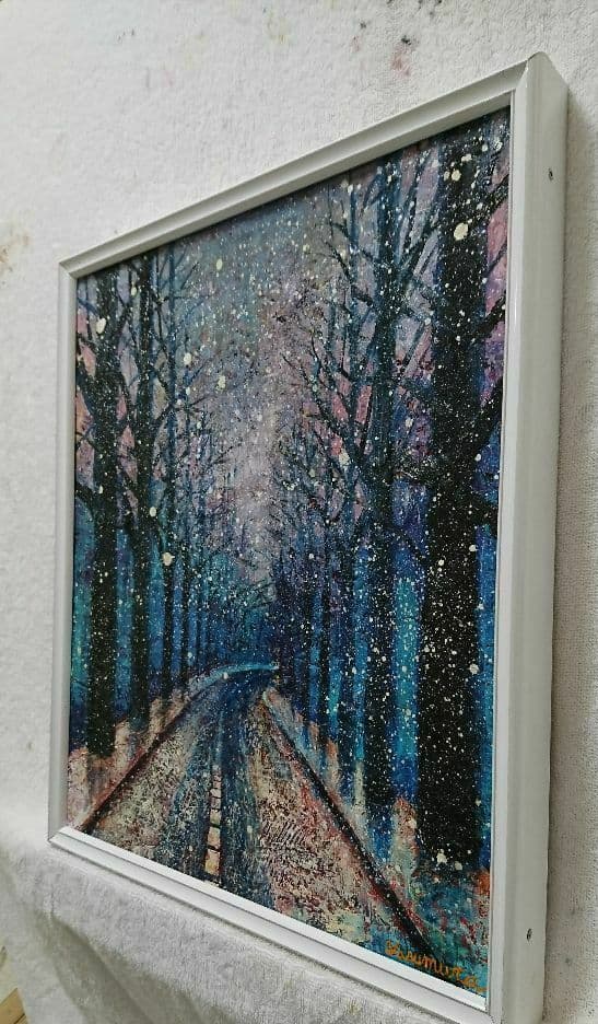 油絵 絵画 孟冬