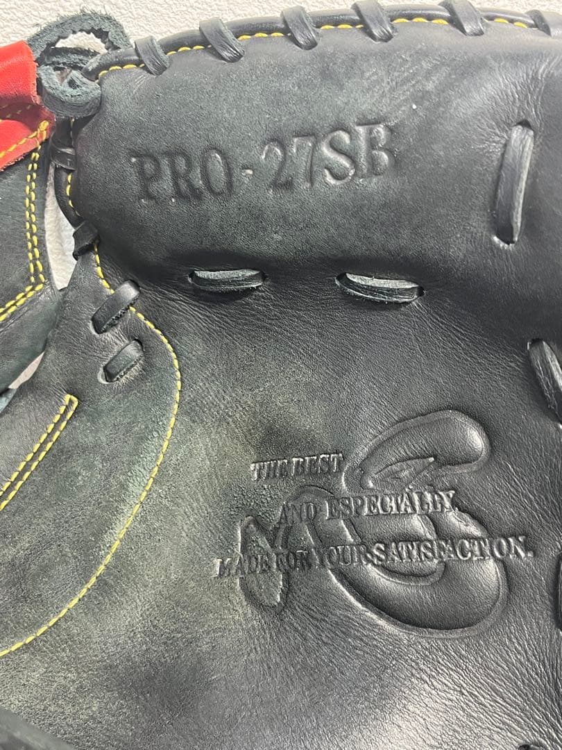【極美品】ハタケヤマ キャッチャーミット PRO-27SB プロモデル 一般軟式