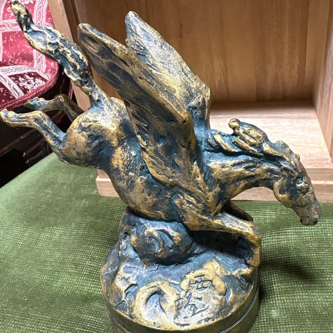 ブロンズ像　春風馬　彫金師　北村西望