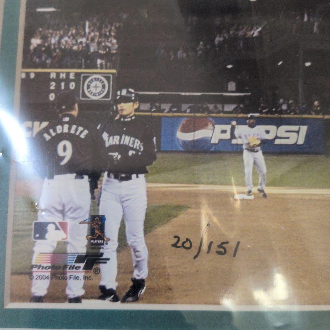 イチロー 実使用球 メジャー 最多安打記録 ２００４年 ＭＬＢ マリナーズ 殿堂