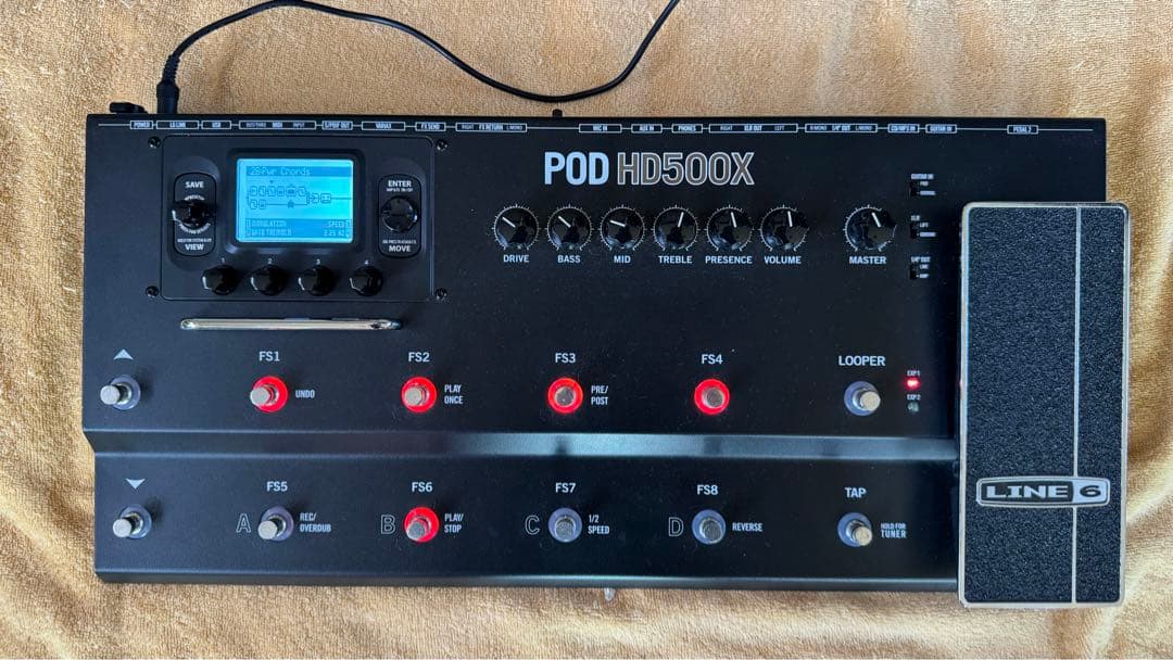 LINE6 POD HD 500X　エレキギター　マルチエフェクター